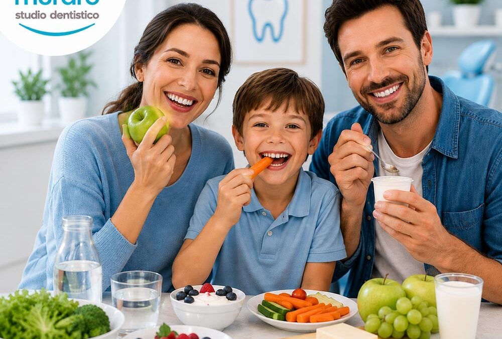 Alimentazione e salute orale: i cibi che aiutano a proteggere denti e gengive